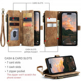 CaseMe iPhone 15 Pro Cover C30-serien Brun