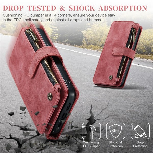 CaseMe iPhone 15 Pro Cover C30 Series Rød
