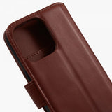 Nordic Covers iPhone 15 Pro Cover Essential Læder Maple Brown