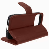 Nordic Covers iPhone 15 Pro Cover Essential Læder Maple Brown