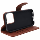 Nordic Covers iPhone 15 Pro Cover Essential Læder Maple Brown