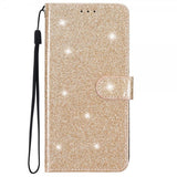 iPhone 15 Pro Cover Glitter Guld