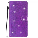 iPhone 15 Pro Cover Glitter Lilla