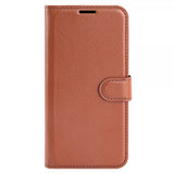 iPhone 15 Pro Cover Litchi Brun