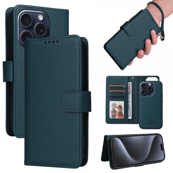 Betopnice iPhone 15 Pro Cover med Aftageligt Cover 005 Blå