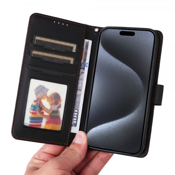 Betopnice iPhone 15 Pro Cover med Aftageligt Skal 005 Sort