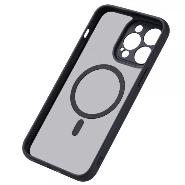 VILI iPhone 15 Pro Cover med Aftageligt Cover GHB Series MagSafe Sort