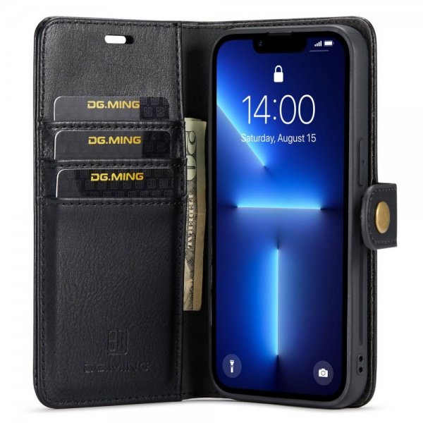 Dg.Ming iPhone 15 Pro Cover med Aftageligt Cover Sort