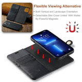 Dg.Ming iPhone 15 Pro Cover med Aftageligt Cover Sort