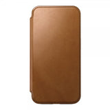 Nomad iPhone 15 Pro Cover Modern Leather Folio English Tan
