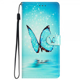 iPhone 15 Pro Cover Motiv Blå Sommerfugl