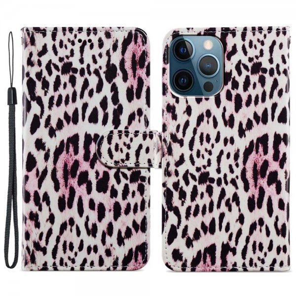 iPhone 15 Pro Cover Motiv Leopardmønster