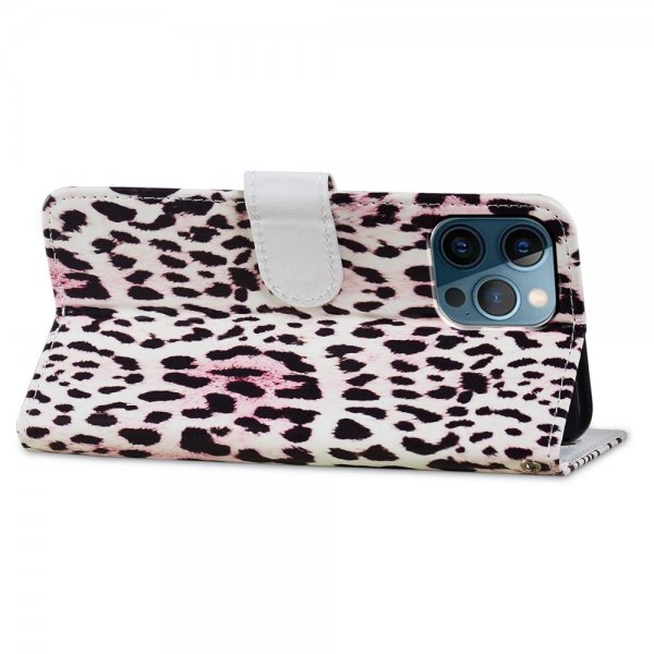 iPhone 15 Pro Cover Motiv Leopardmønster