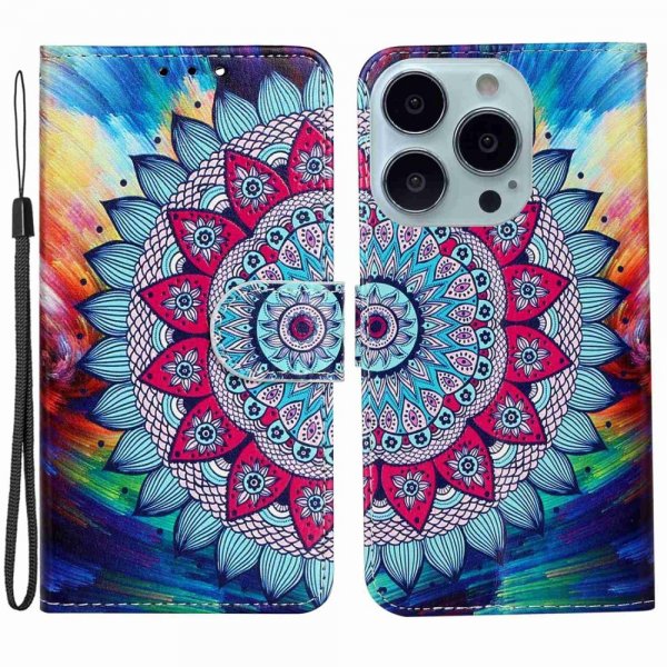 iPhone 15 Pro Cover Motiv Mandala
