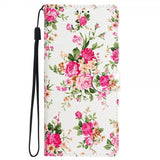 iPhone 15 Pro Cover Motiv Røde Blomster