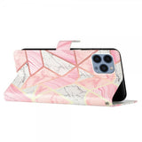 iPhone 15 Pro Cover Motiv Rosa Marmor