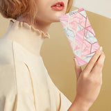 iPhone 15 Pro Cover Motiv Rosa Marmor