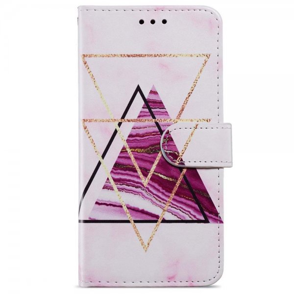 iPhone 15 Pro Cover Motiv Trekanter Marmor