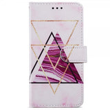 iPhone 15 Pro Cover Motiv Trekanter Marmor