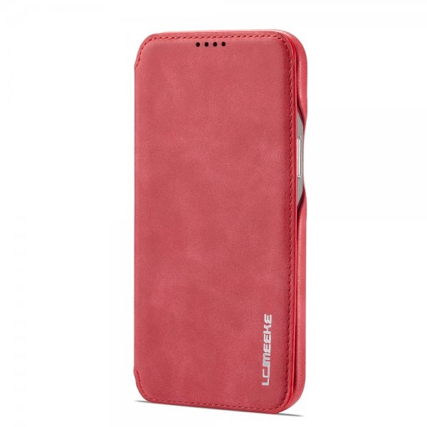 Lc.Imeeke iPhone 15 Pro Cover Retro Rød