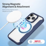 Dux Ducis iPhone 15 Pro Cover Skin X Pro Series MagSafe Blå
