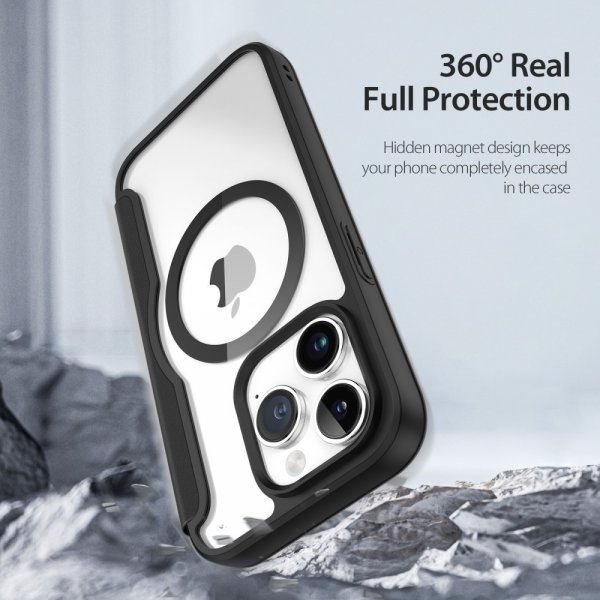 Dux Ducis iPhone 15 Pro Cover Skin X Pro Series MagSafe Sort
