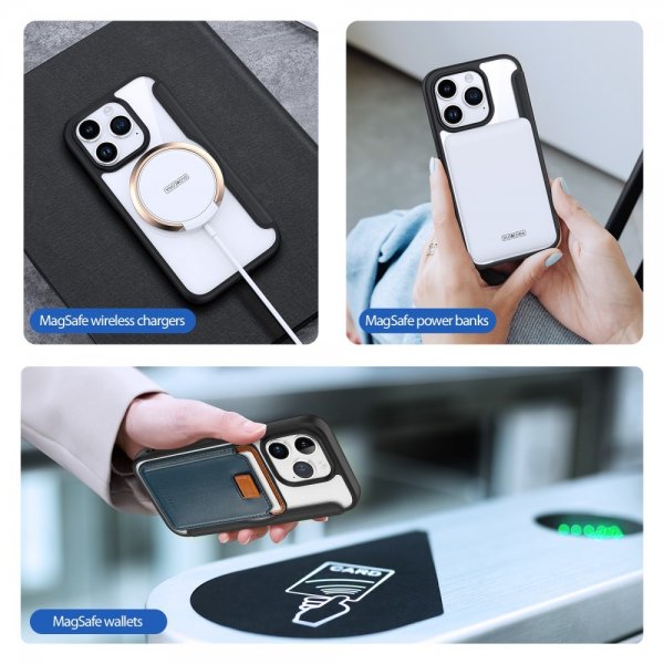 Dux Ducis iPhone 15 Pro Cover Skin X Pro Series MagSafe Sort