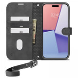 Spigen iPhone 15 Pro Cover Wallet S Pro Sort