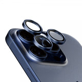 PanzerGlass iPhone 15 Pro/iPhone 15 Pro Max Kamerabeskyttelse Hoops Blue Titanium