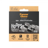 PanzerGlass iPhone 15 Pro/iPhone 15 Pro Max Kamera Beskyttelse Hoops White Titanium