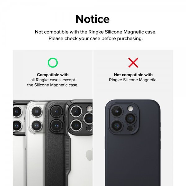 Ringke iPhone 15 Pro Kamerabeskyttelse Kamera Linse Ramme