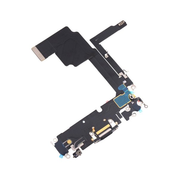 iPhone 15 Pro Opladerstik med Flexkabel - Sort
