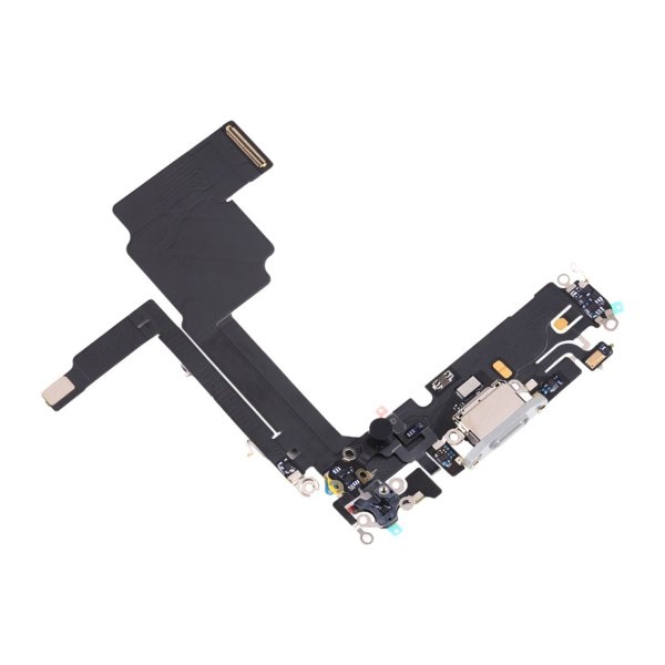iPhone 15 Pro Opladerstik med Flexkabel - Hvid