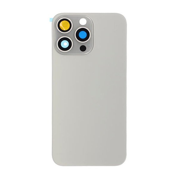 iPhone 15 Pro Max Bagside Glas med Magsafe Magnet - Grå