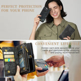 CaseMe iPhone 15 Pro Max Etui 008 Series Aftagelig Skal Sort