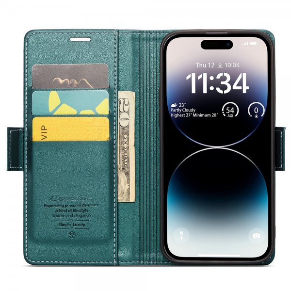 CaseMe iPhone 15 Pro Max Cover 023-serien Grøn