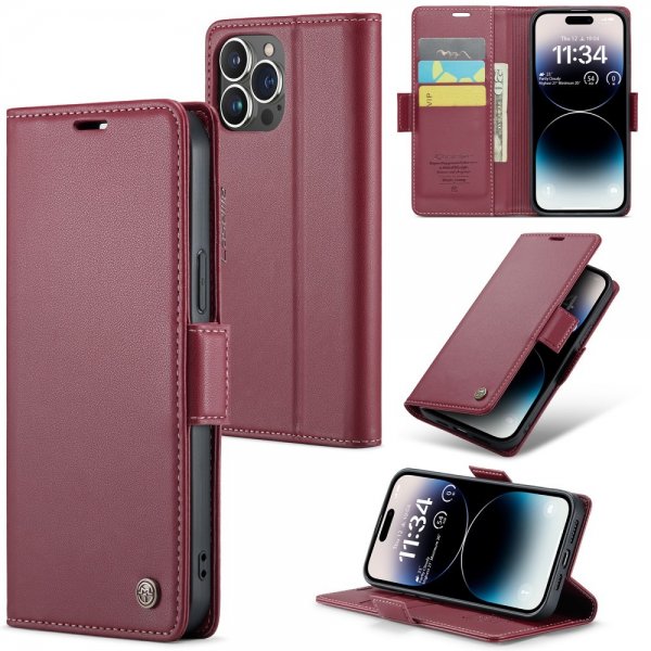 CaseMe iPhone 15 Pro Max Etui 023 Series Rød