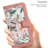 iPhone 15 Pro Max Cover Blomstermønster Rosa