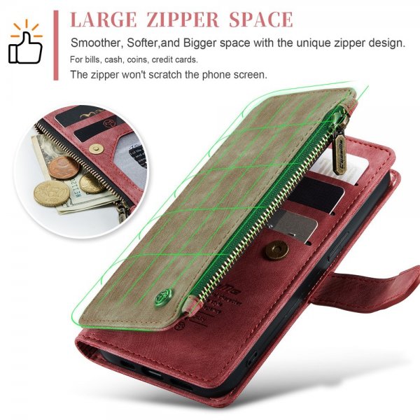 CaseMe iPhone 15 Pro Max Cover C30-serien Rød