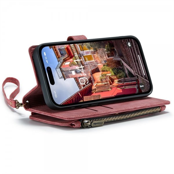 CaseMe iPhone 15 Pro Max Cover C30-serien Rød