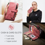 CaseMe iPhone 15 Pro Max Cover C30-serien Rød