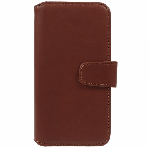 Nordic Covers iPhone 15 Pro Max Etui Essential Leather Maple Brown