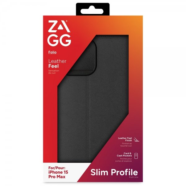 ZAGG iPhone 15 Pro Max Folio Cover Sort