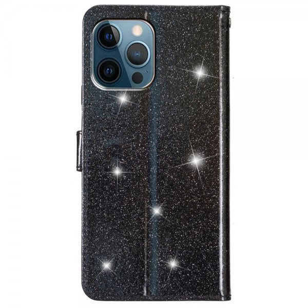 iPhone 15 Pro Max Cover Glimmer Sort