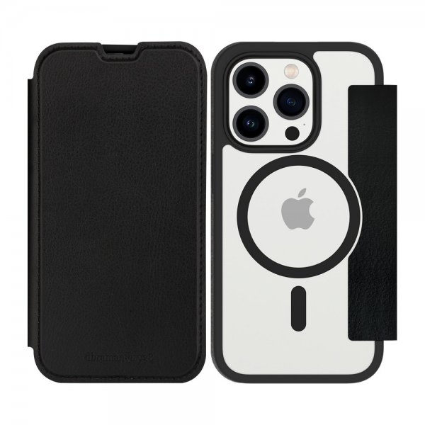 dbramante1928 iPhone 15 Pro Max Cover Helsinki MagSafe Clear/Black