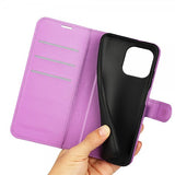 iPhone 15 Pro Max Cover Litchi Lilla