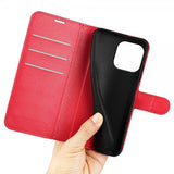 iPhone 15 Pro Max Cover Litchi Rød