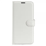 iPhone 15 Pro Max Etui Litchi Hvid