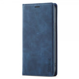 Lc.Imeeke iPhone 15 Pro Max Cover med Kortlomme Flip Blå