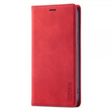 Lc.Imeeke iPhone 15 Pro Max Etui med Kortlomme Flip Rød